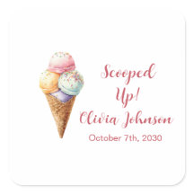 Colheradas de Sorvete Fofas Chuveiro de Noiva Past