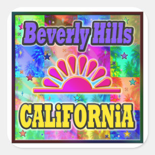 Adesivo Quadrado Colinas Dom & Palms