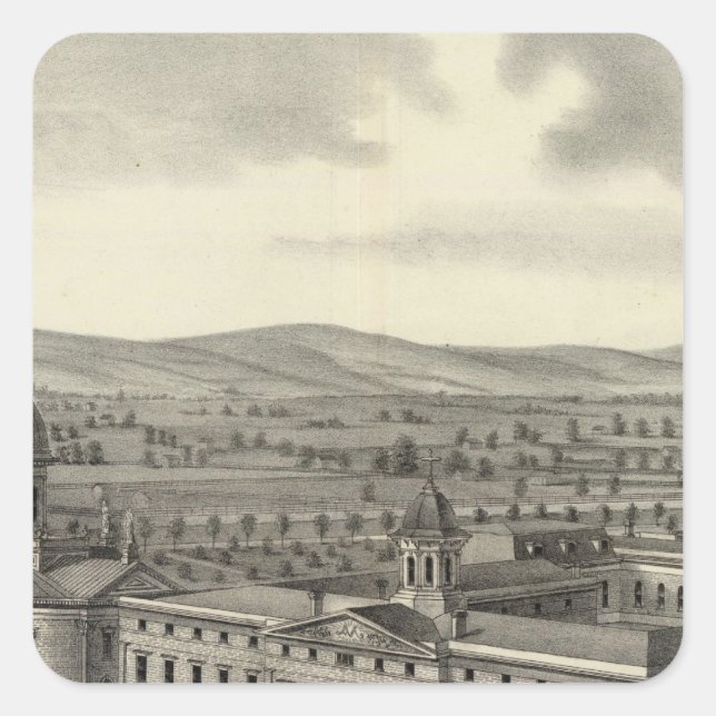 Adesivo Quadrado Coll de Notre Dame (Frente)