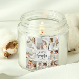 Adesivo Quadrado Collage Photo | Amo-Te, Avô, Presente