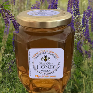 Adesivo Quadrado Colmeias para o House Puro Raw Honey Honeybeker St