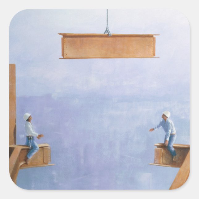 Adesivo Quadrado Colocando o Último Link (Frente)