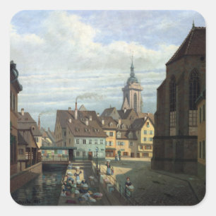 Adesivo Quadrado Coloque DES Dominicains, Colmar, 1876