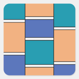 Adesivo Quadrado Color Harmony