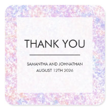 Colorida Casamento Brilhante Obrigado