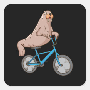 Adesivo Quadrado Coluna Colar Colo Lover Oceano Bicicleta Marvoando