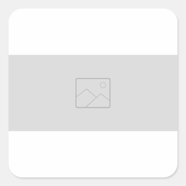 Adesivo quadrado com a sua imagem (Frente)