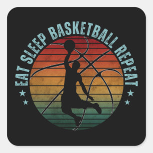 ADESIVO QUADRADO COMER DORMIR BASQUETE REPETIR