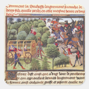 Adesivo Quadrado Como nasceu a Duquesa de Aigremont