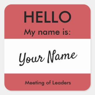 Adesivo Quadrado Como se chama?