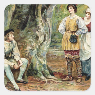 Adesivo Quadrado Como Você Gosta Disso - Shakespeare