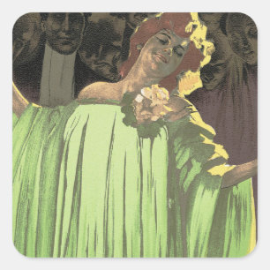 Adesivo Quadrado Compagnia d'Opere Comiche