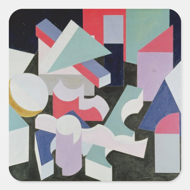 Adesivo Quadrado Composição, 1927 (Frente)