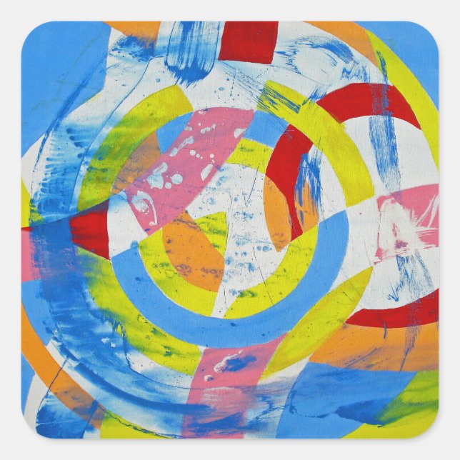 Adesivo Quadrado Composição 2 de Michael Moffa (Frente)