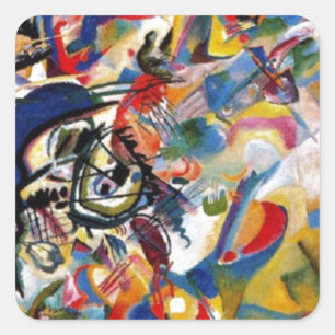 Adesivo Quadrado Composição VII de Kandinsky