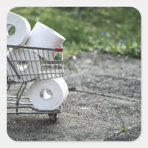 Adesivo Quadrado Compre de papel na ferramenta Covid