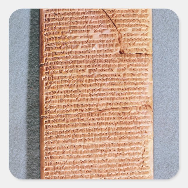 Adesivo Quadrado Comprimido relacionado aos sacrifícios rituais (Frente)