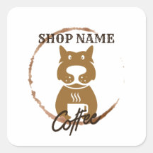 Compro de Café Simples Moderno de Cachorro