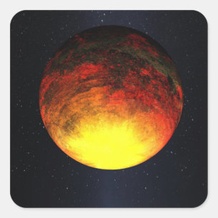Adesivo Quadrado Conceito do artista de Kepler-10b
