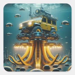 Adesivo Quadrado Concept Defender Sticker