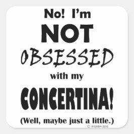 Adesivo Quadrado Concertina obcecada