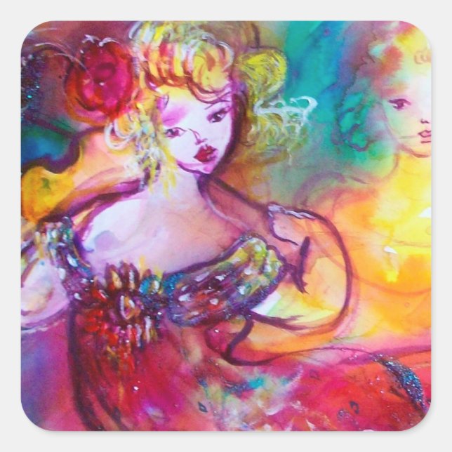 ADESIVO QUADRADO CONCERTO DE MÚSICA HARMONY TRIO PRIMAVERA (Frente)