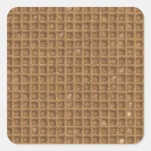 Adesivo Quadrado Cone do Waffle