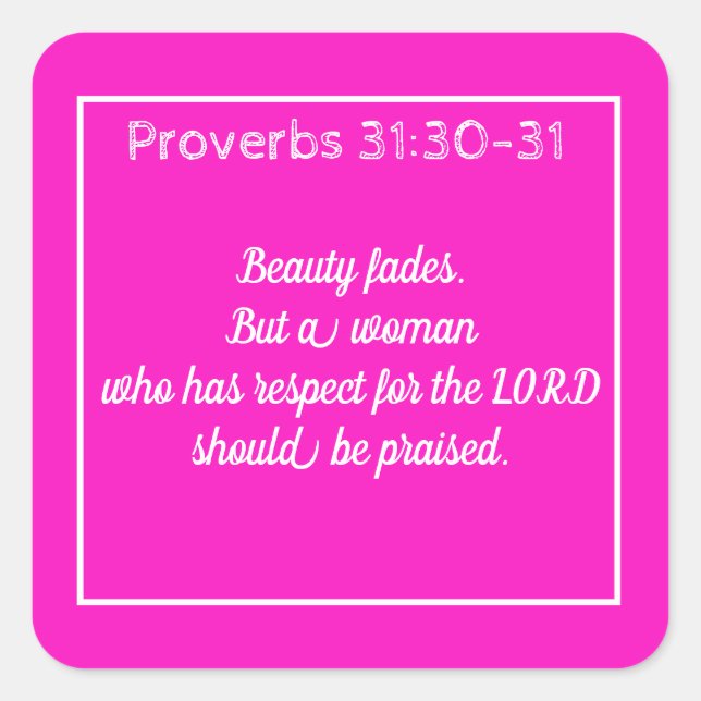 Adesivo Quadrado Conferência de mulheres com bíblia de Escrituras R (Frente)