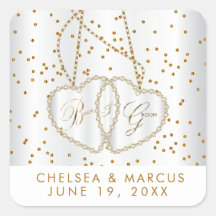 Confetti Dourados Dots e Belos Corações Diamantes