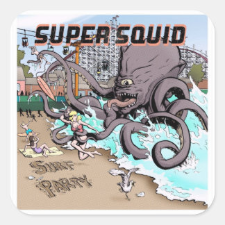 Adesivo Quadrado Conjunto de tíquetes nº 2