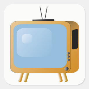 Adesivo Quadrado Conjunto de TV
