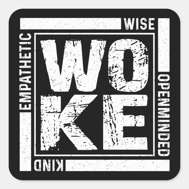 Adesivo Quadrado Conscientizado (Frente)