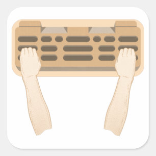 Adesivo Quadrado conselho pendurado menor