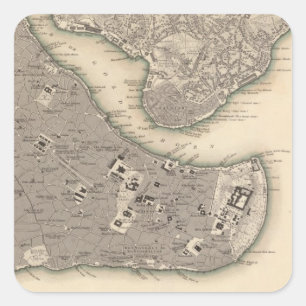 Adesivo Quadrado Constantinople Stambool