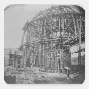 Adesivo Quadrado Construção da leitura de British Museum