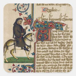 Adesivo Quadrado Contos de Cantuária de Chaucer
