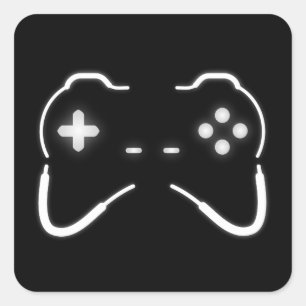 Adesivo Quadrado Controladora de jogo
