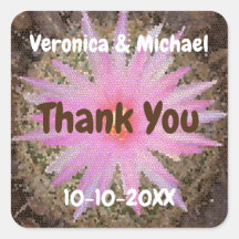 Convidado De Casamento Obrigado Cactus Bloom South