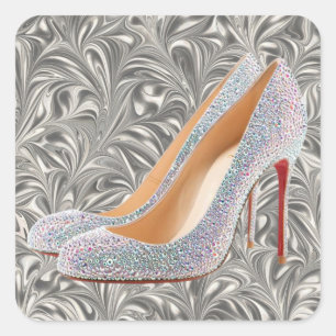 Adesivo Quadrado Convite de festas Sticker - SRF