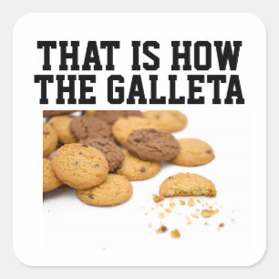 Adesivo Quadrado Cookie Crumble Spanglish