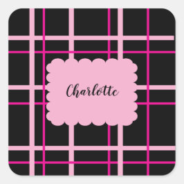 Adesivo Quadrado Cool Striped Pattern