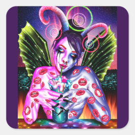 Adesivo Quadrado Coquetel