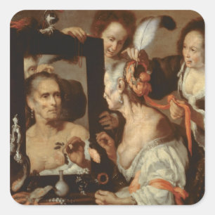 Adesivo Quadrado Coquette idoso