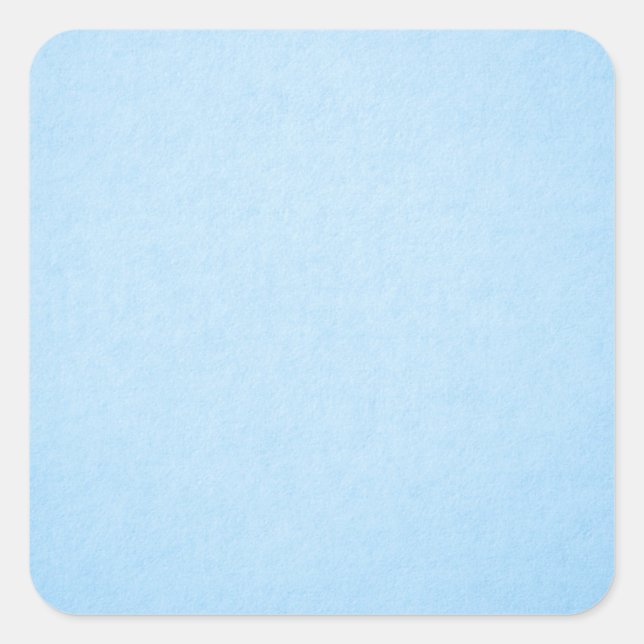 Adesivo Quadrado Cor Azul Pastel (Frente)