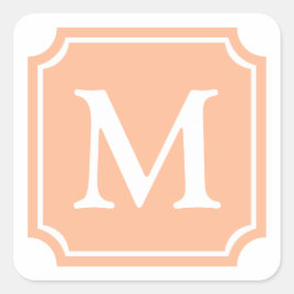 Adesivo Quadrado Cor do ano de 2024 | Pessegueira