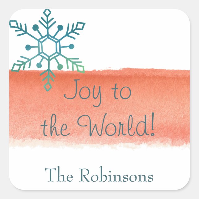 Adesivo Quadrado Cor do Pincel do Pincel do Cachorro (Frente)