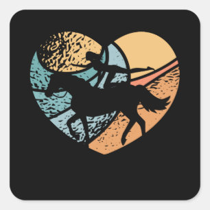 Adesivo Quadrado Coração de Tensão