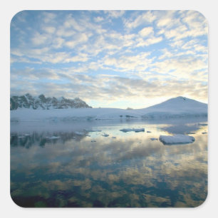 Adesivo Quadrado Cordilheiras ao redor de Port Lockeroy