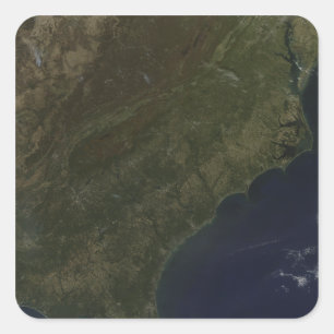 Adesivo Quadrado Cores da queda nos Estados Unidos do sudeste