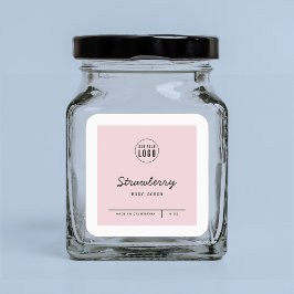 Adesivo Quadrado Cores personalizadas Adicionar linhas de script de